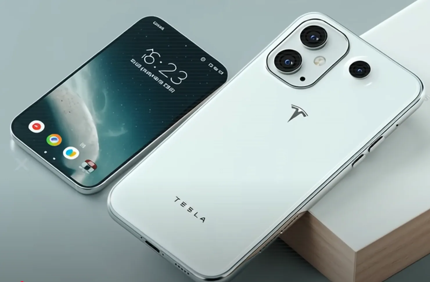 Tesla Pi Phone front view