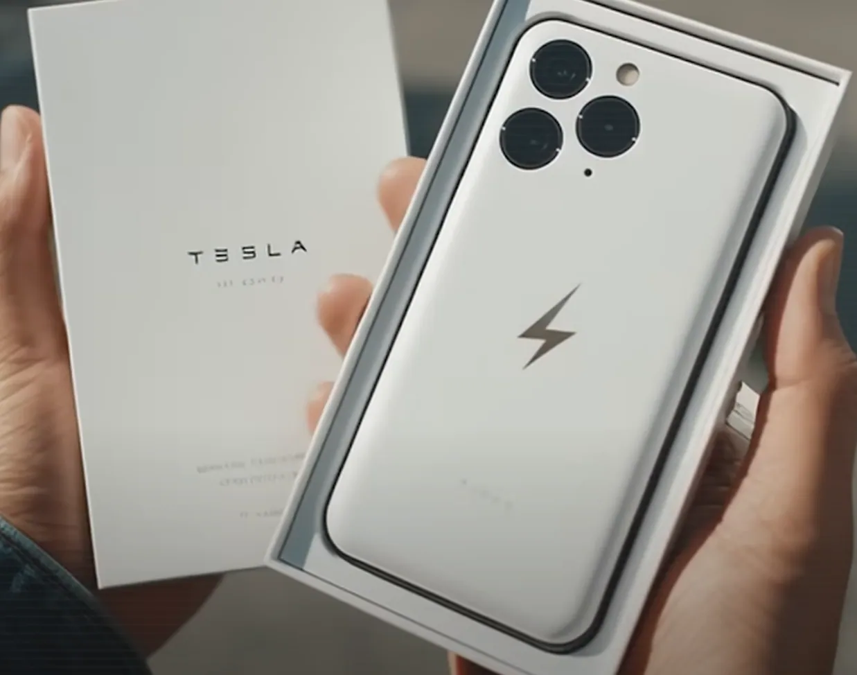 Tesla Pi Phone side view