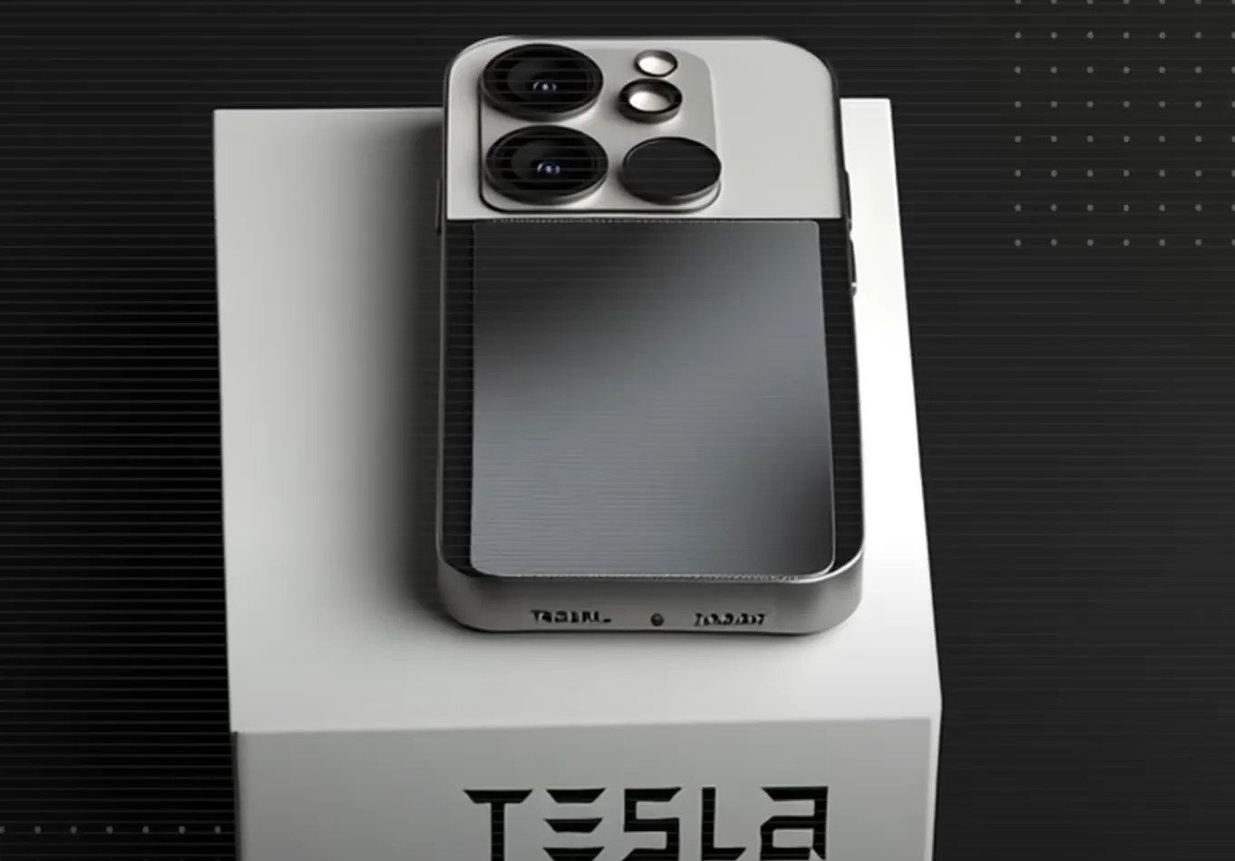 Tesla Pi Phone side view