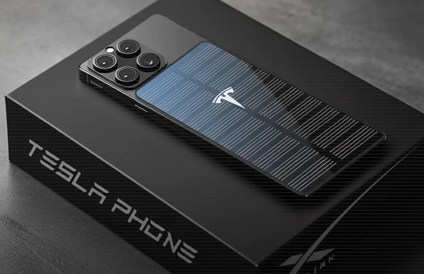 Tesla Pi Phone back view